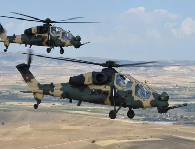 Για πρώτη φορά στα κατεχόμενα το τουρκικό επιθετικό ελικόπτερο T-129 ΑΤΑΚ